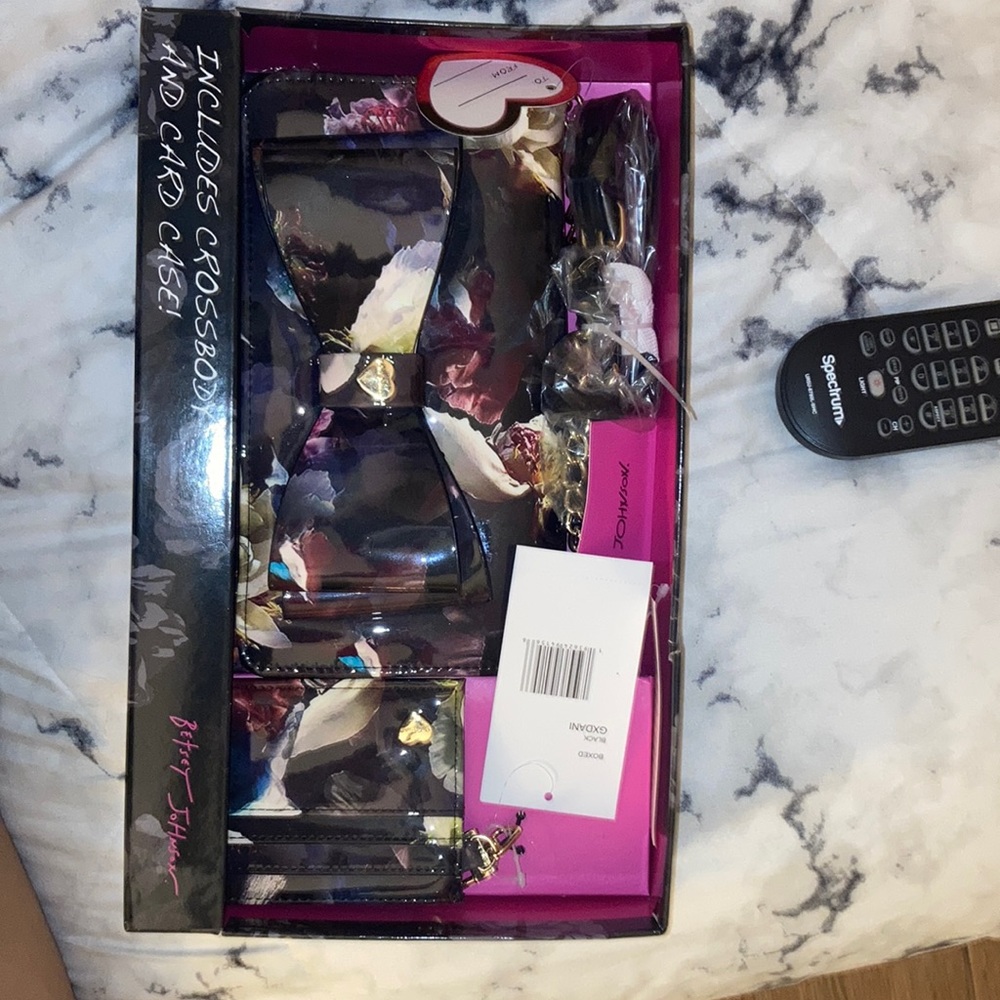 Betsey Johnson CrossoverPurse and matching Wallet